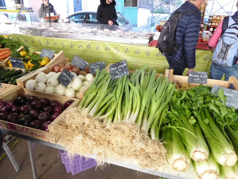 The Marché Provençal on the Cours Masséna