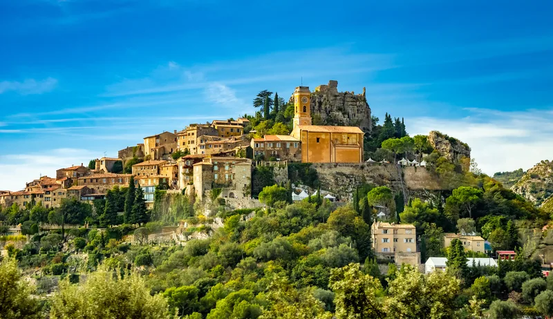 The medieval village of Èze on its rock