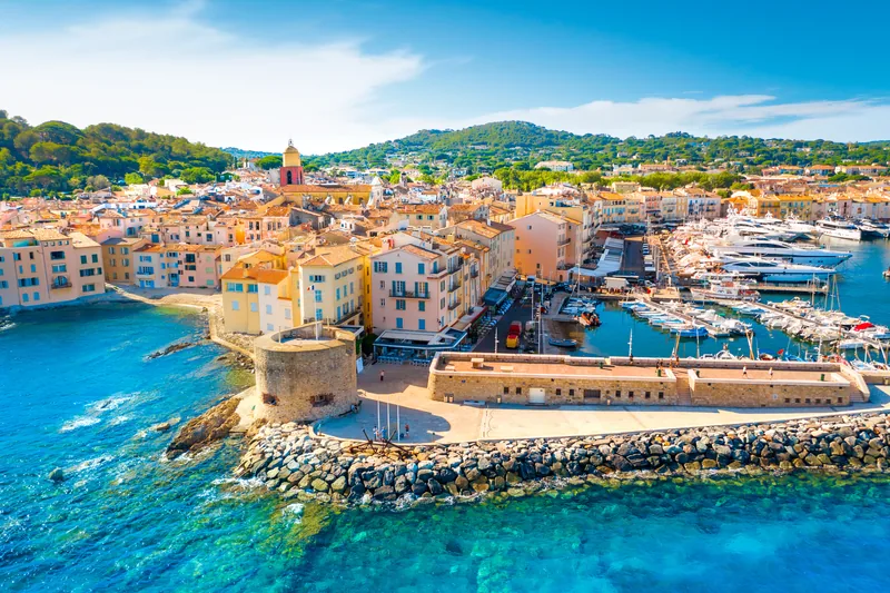 The old port and town of Saint-Tropez