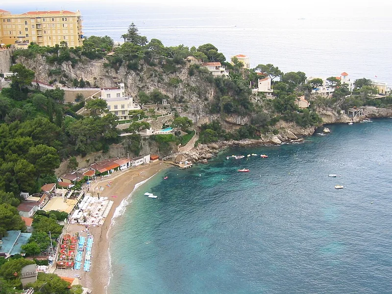 The Plage de la Mala at Cap-d'Ail