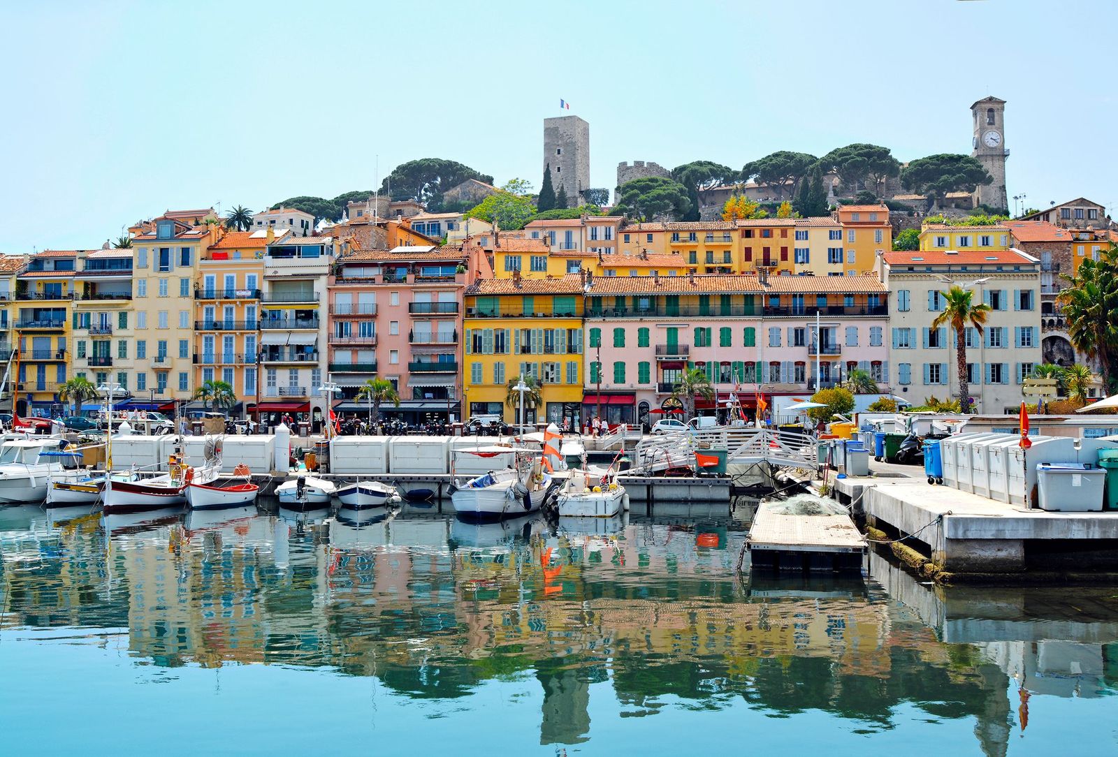 Le Suquet, the old town of Cannes, above the harbour