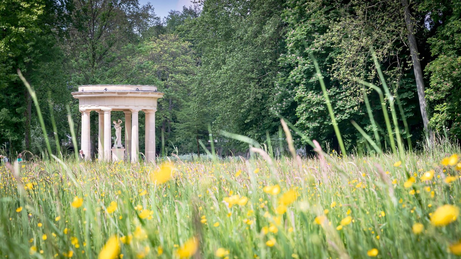 The park of the Château de Chantilly