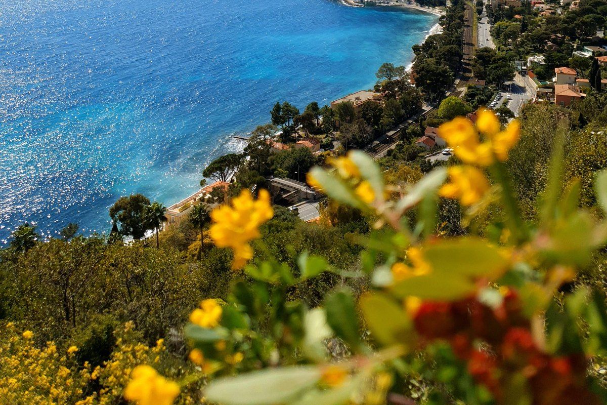 On the Chemin de Nietzsche between Èze-sur-Mer and Èze village