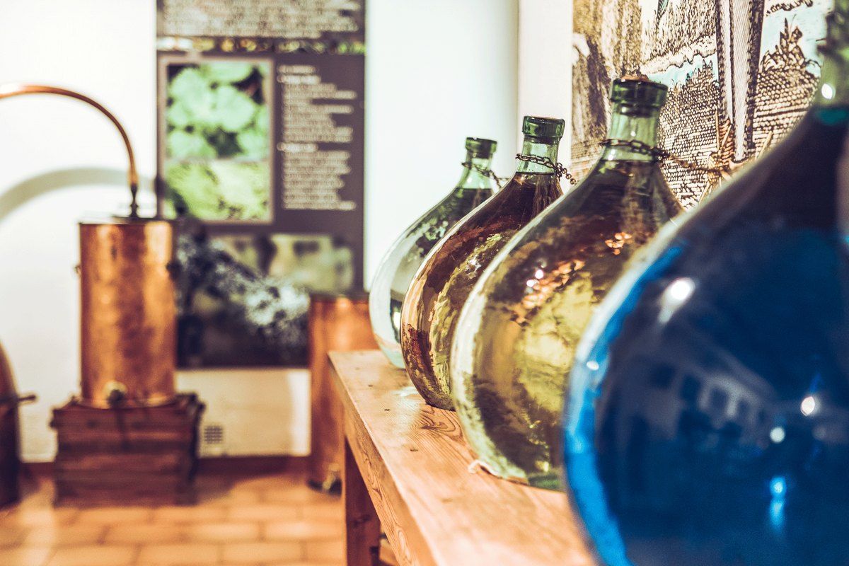 Inside the Galimard perfume museum at Èze village