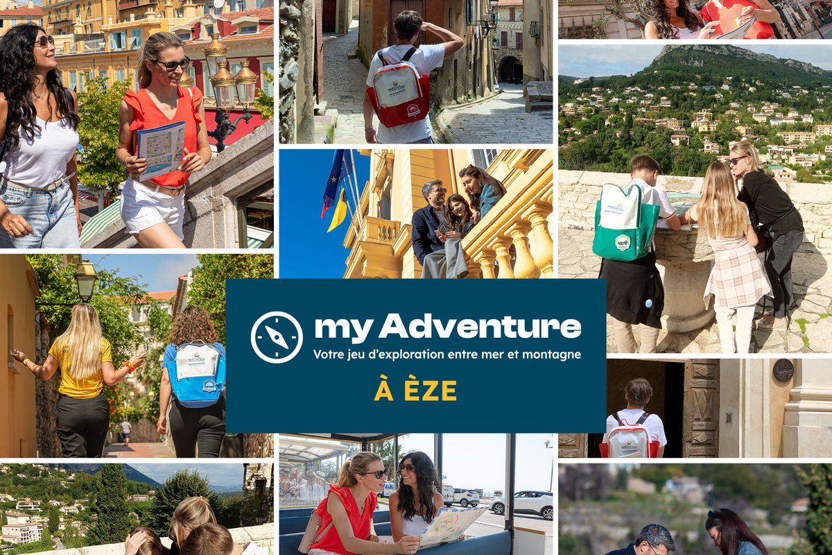 Èze, setting of the my Adventure exploration game run by the tourist office