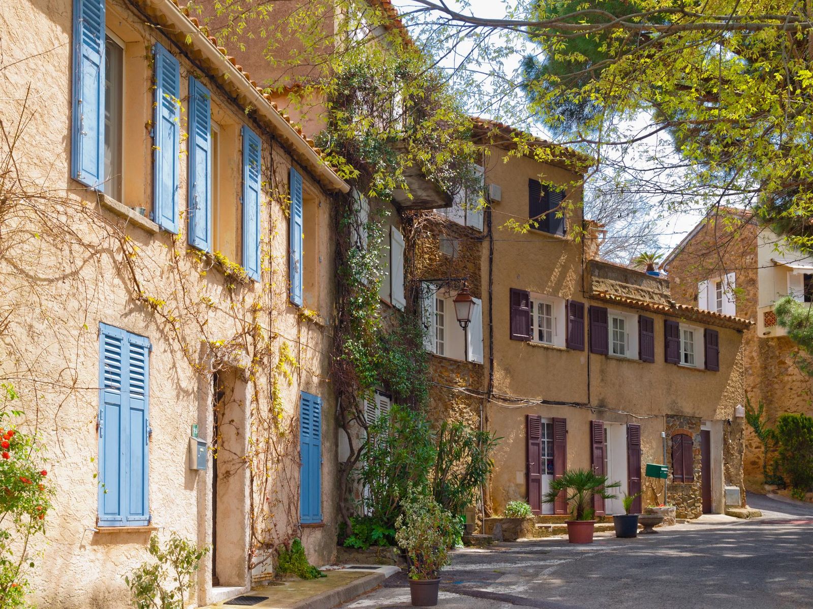 A street in the village of Gassin