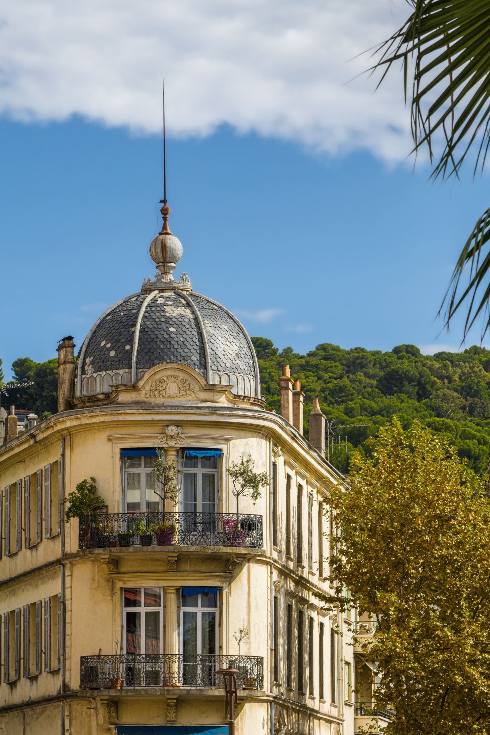 A domed Belle Époque building in Le Cannet