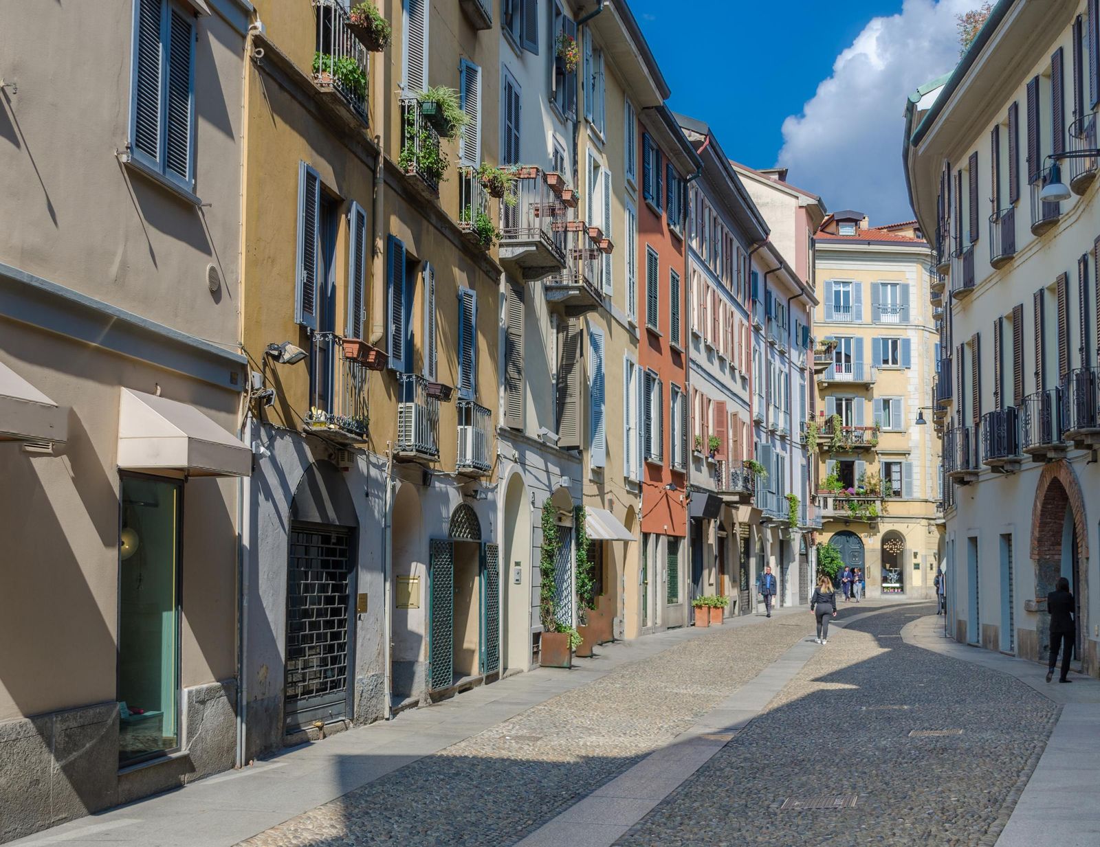 A small street in Brera