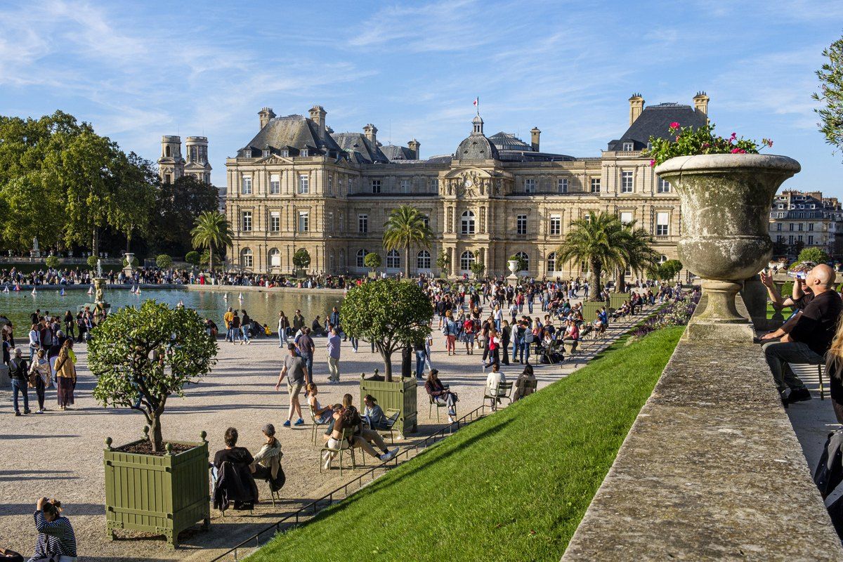 The Jardin du Luxembourg in Paris's 6th arrondissement