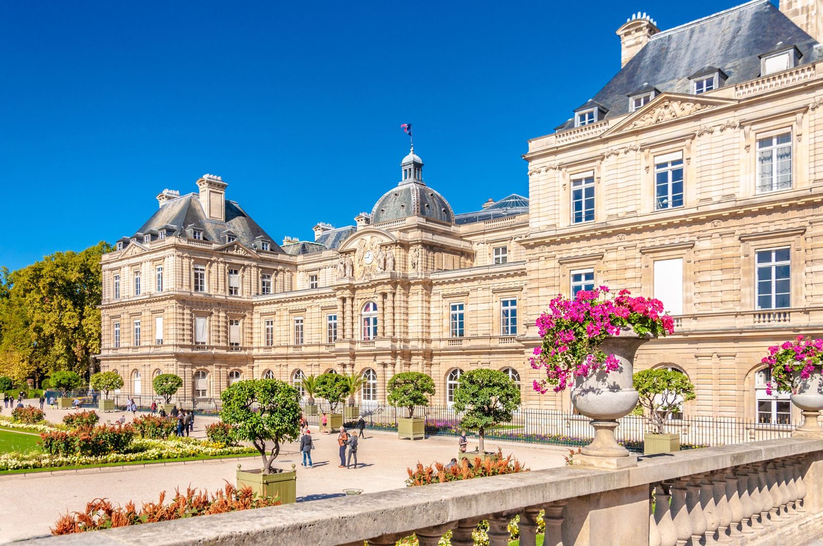 The Luxembourg Palace and its gardens