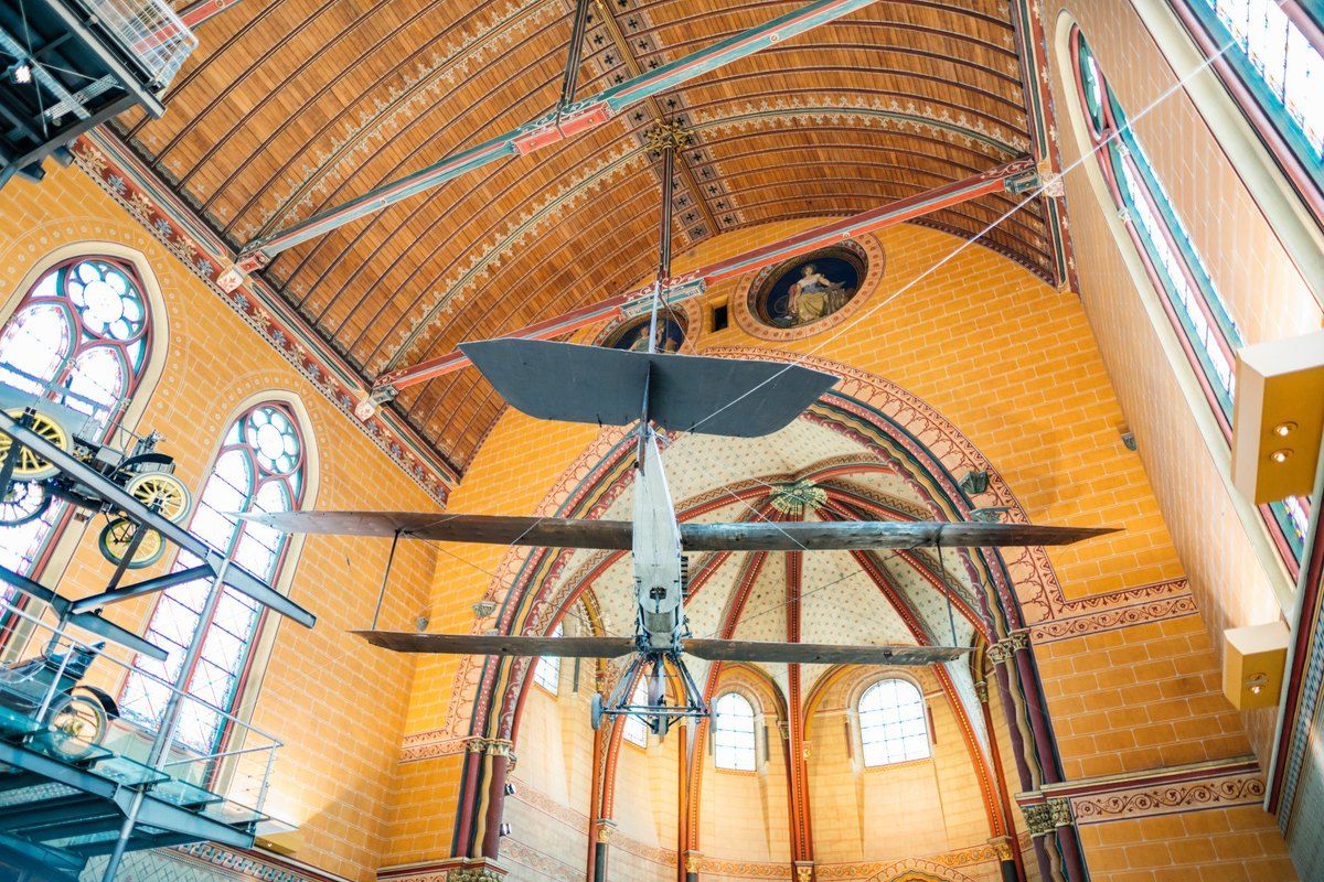 An early aeroplane in the Musée des Arts et Métiers