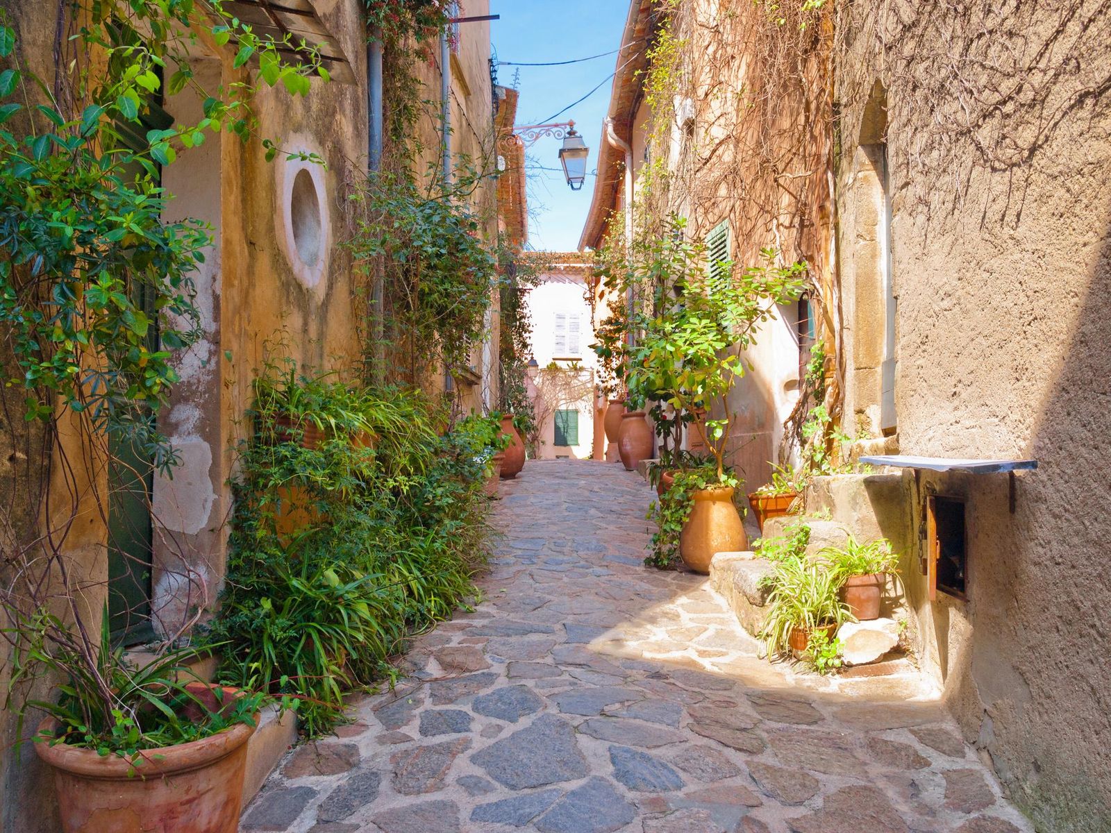 A street in the village of Ramatuelle