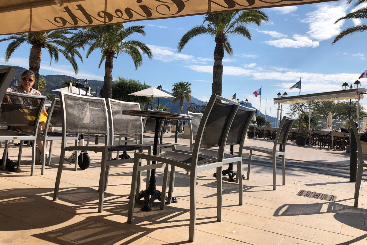 La Civette, the café and cocktail bar on place Clemenceau since 1946, Saint-Jean-Cap-Ferrat