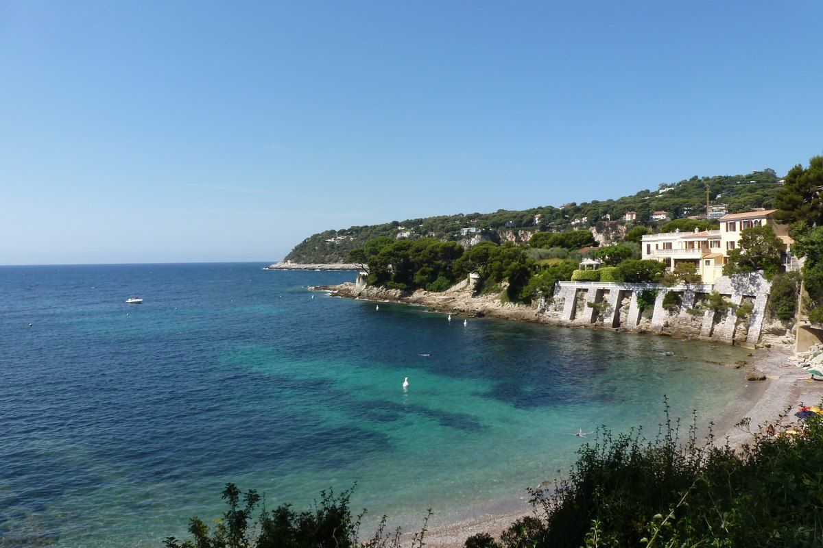 Plage des Fossettes below the Pointe Saint-Hospice, Saint-Jean-Cap-Ferrat