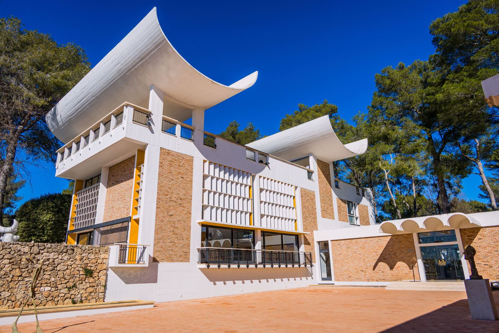 The Fondation Marguerite et Aimé Maeght, the museum of modern and contemporary art in Saint-Paul-de-Vence