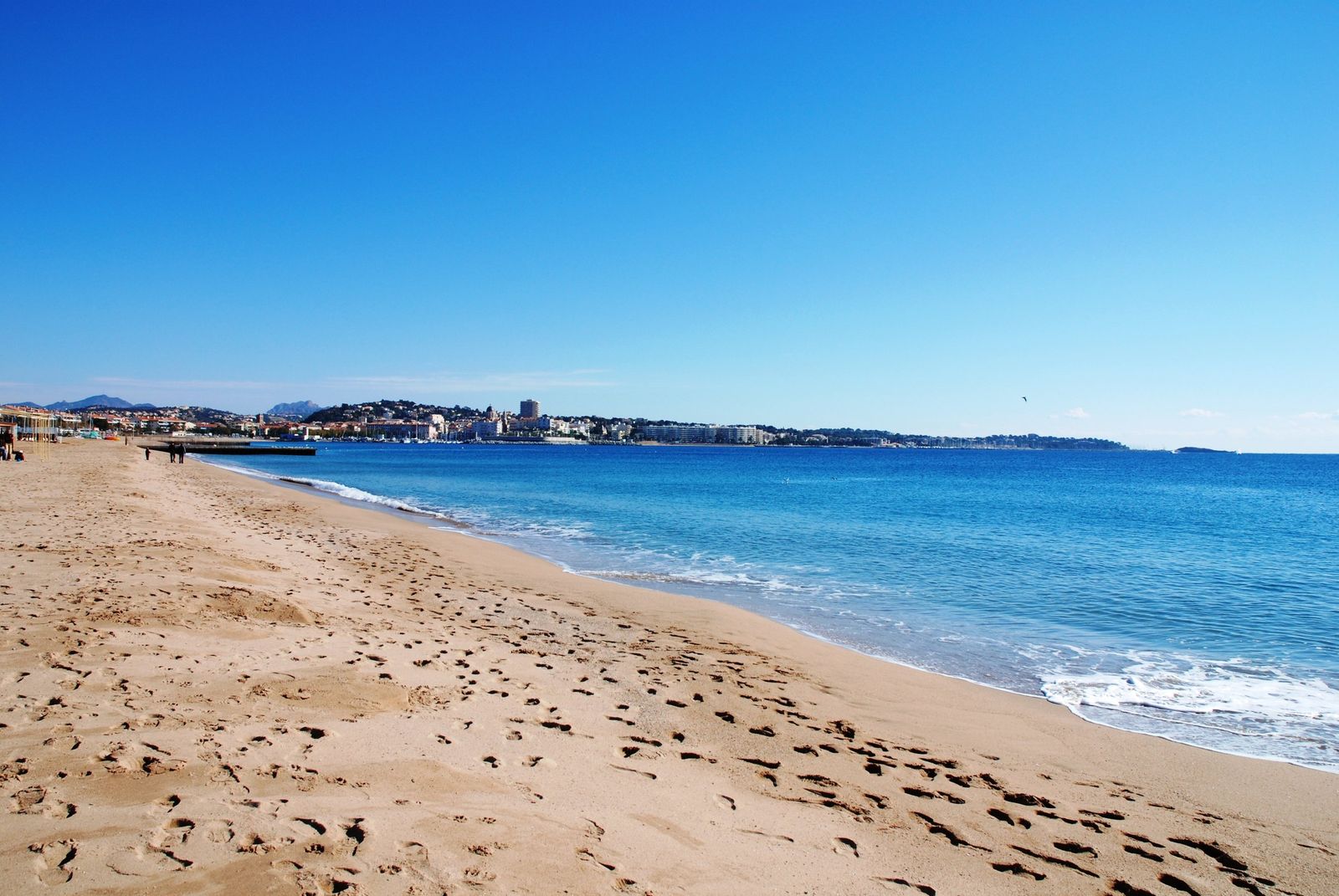 The beach at Sainte-Maxime