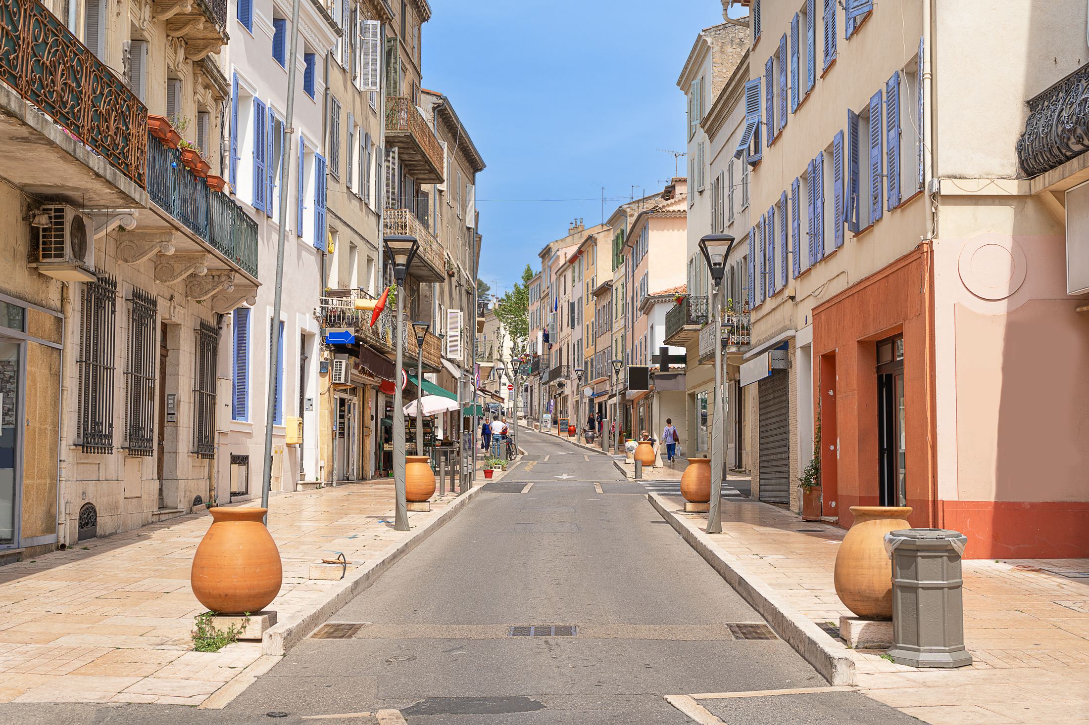 The high street of Vallauris