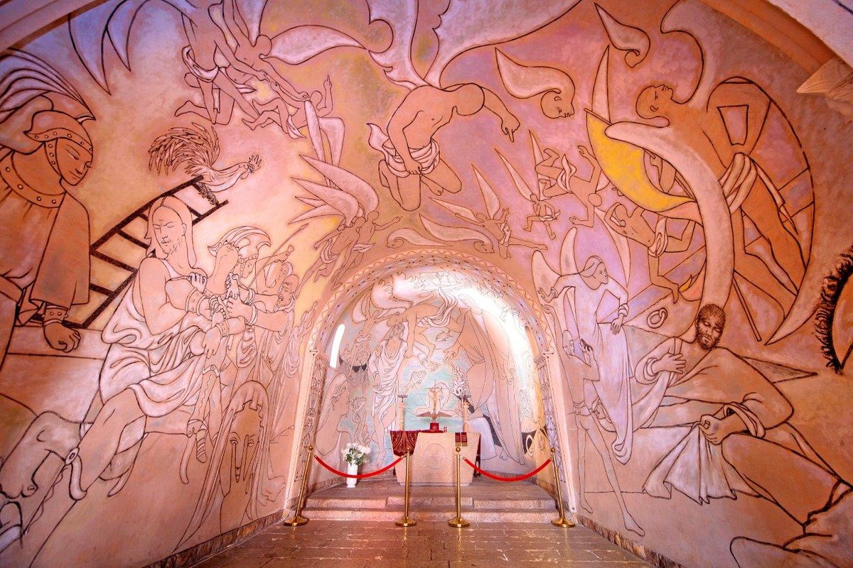 Chapelle Saint-Pierre on the harbour at Villefranche-sur-Mer, decorated by Jean Cocteau