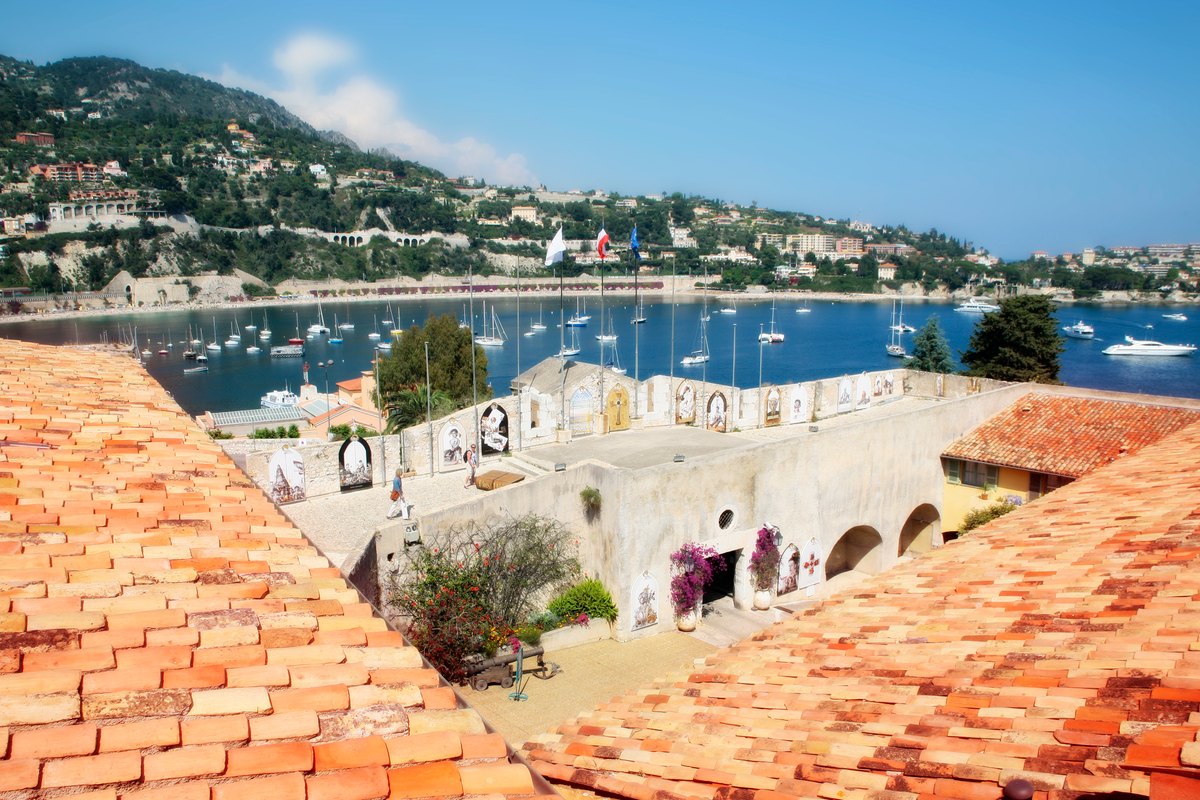 The 16th-century Citadelle Saint-Elme at Villefranche-sur-Mer