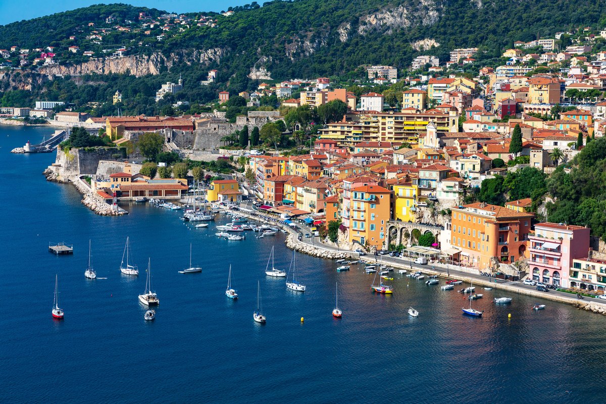 Villefranche-sur-Mer and its bay, setting of the my Adventure pirate treasure hunt