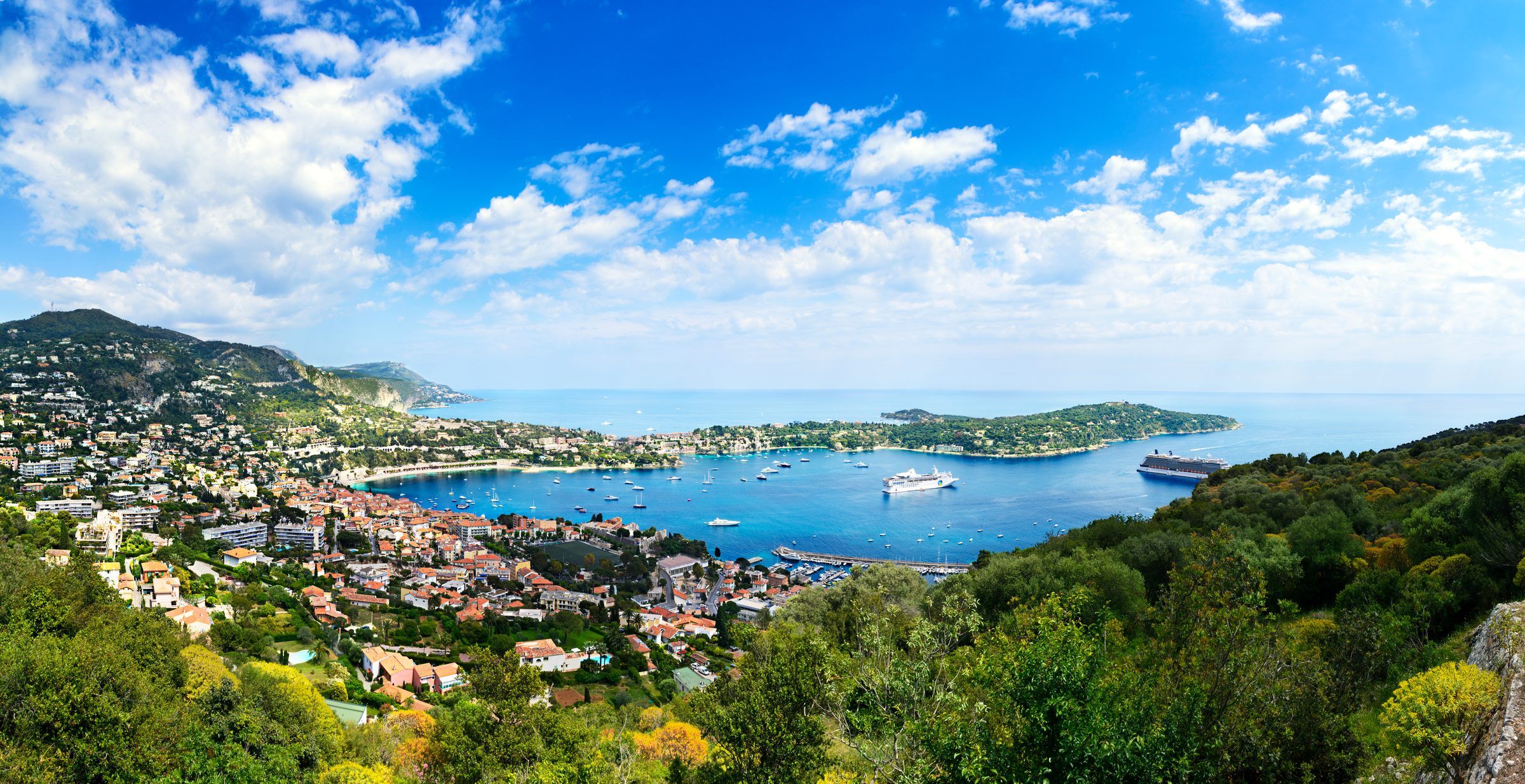 Saint-Jean-Cap-Ferrat, across the bay from Villefranche-sur-Mer