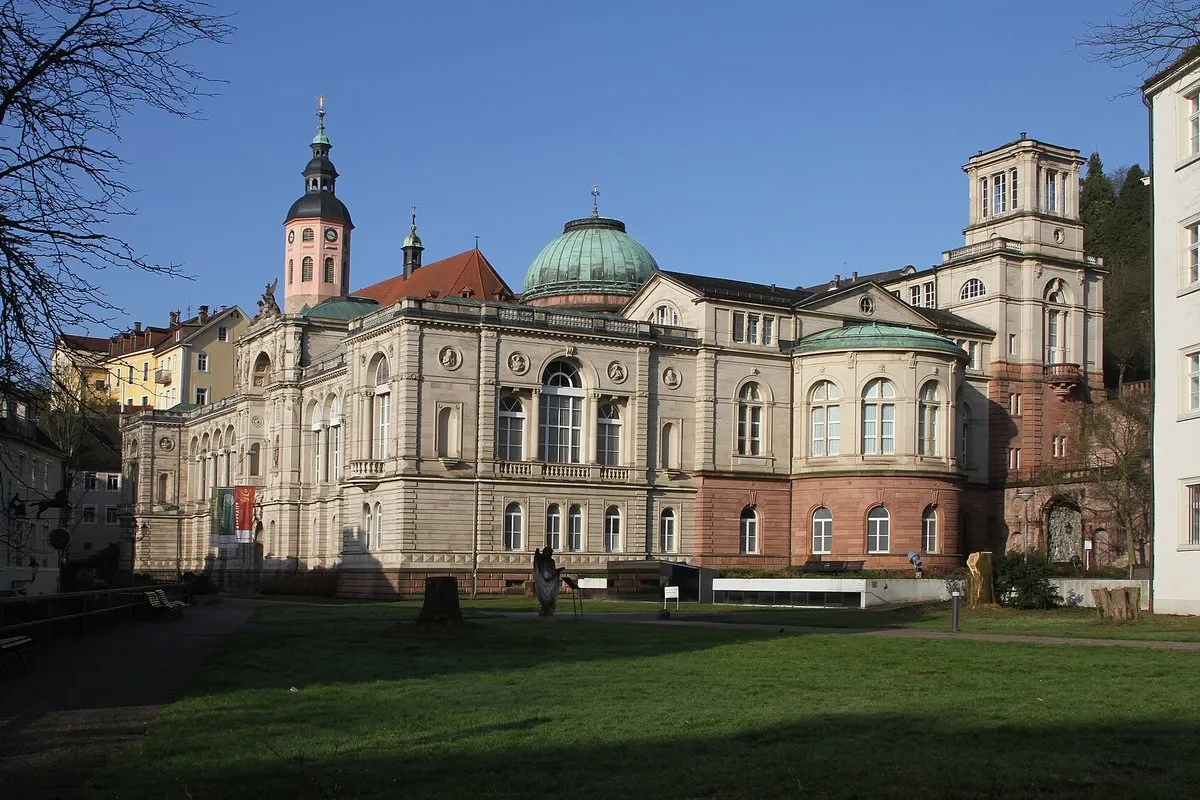 The neo-Renaissance Friedrichsbad spa building in Baden-Baden