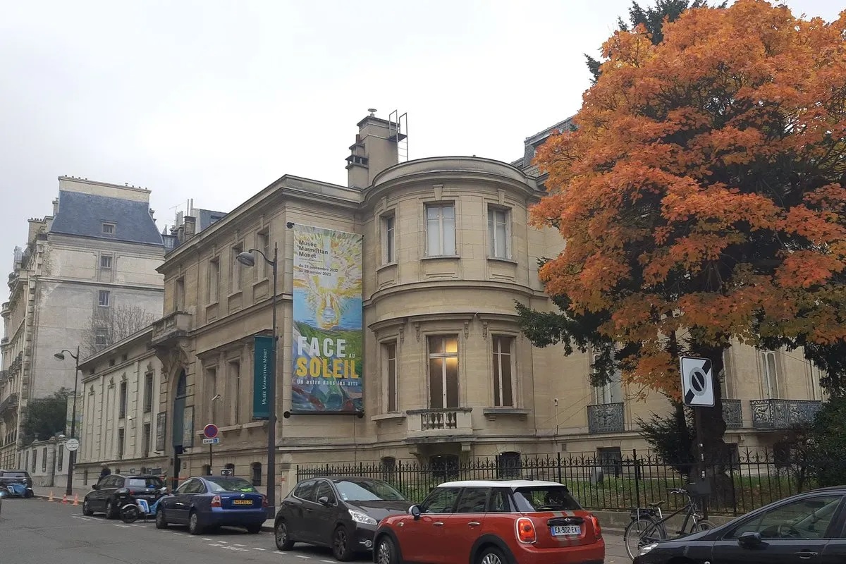 The Musée Marmottan Monet seen from the street in Paris