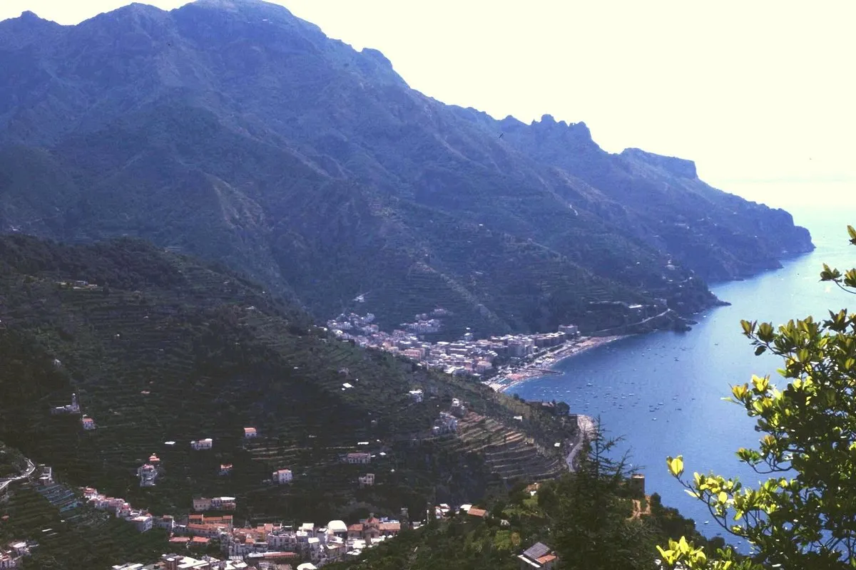 View from Ravello over the Amalfi Coast