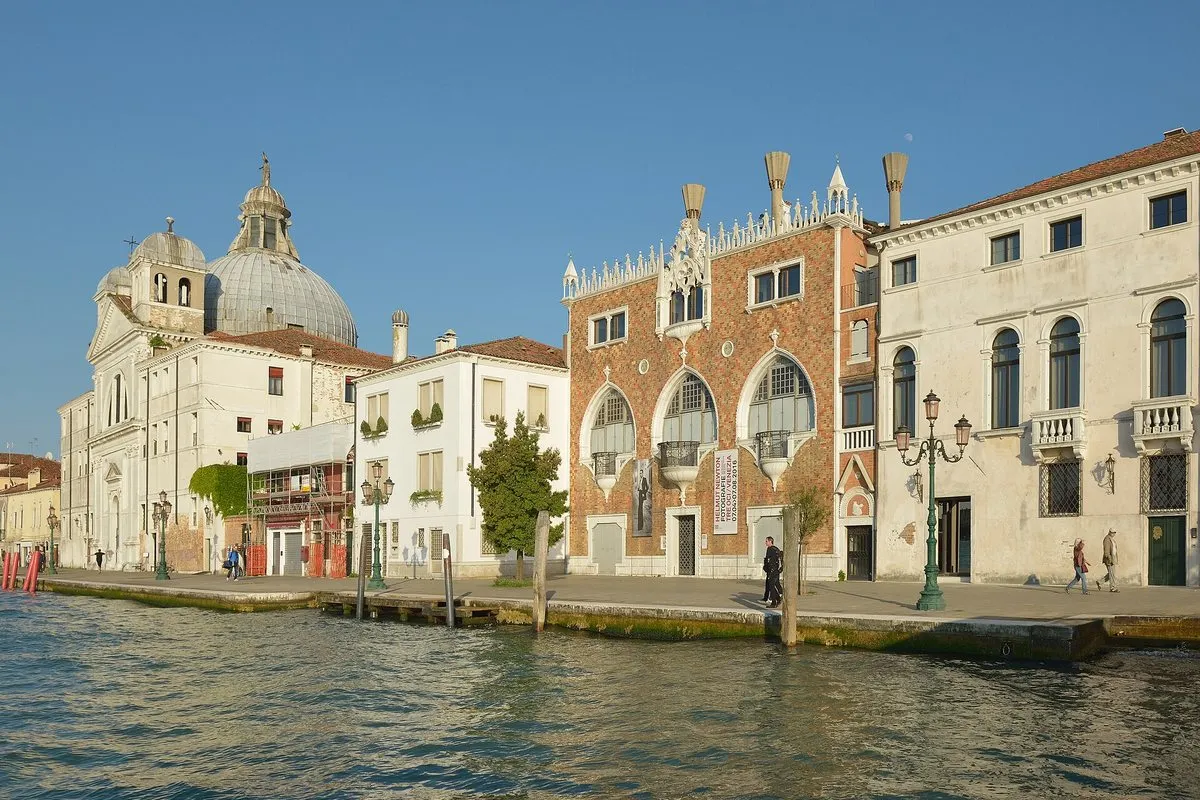 Le Zitelle church and Casa dei Tre Oci on the Giudecca in Venice