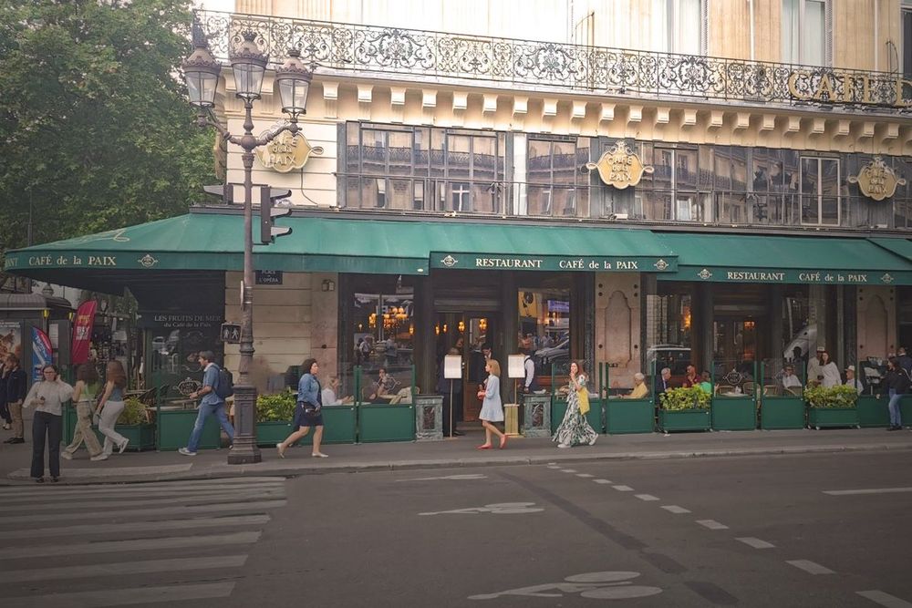 Café de la Paix on place de l'Opéra