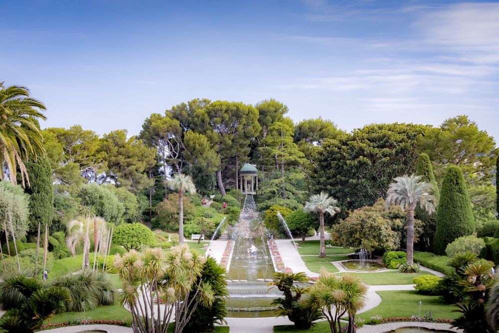 The French garden of the Villa Ephrussi de Rothschild, Saint-Jean-Cap-Ferrat