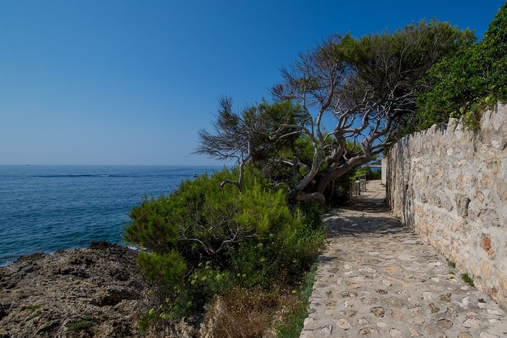 The Pointe Saint-Hospice and its tower from the sea, Saint-Jean-Cap-Ferrat