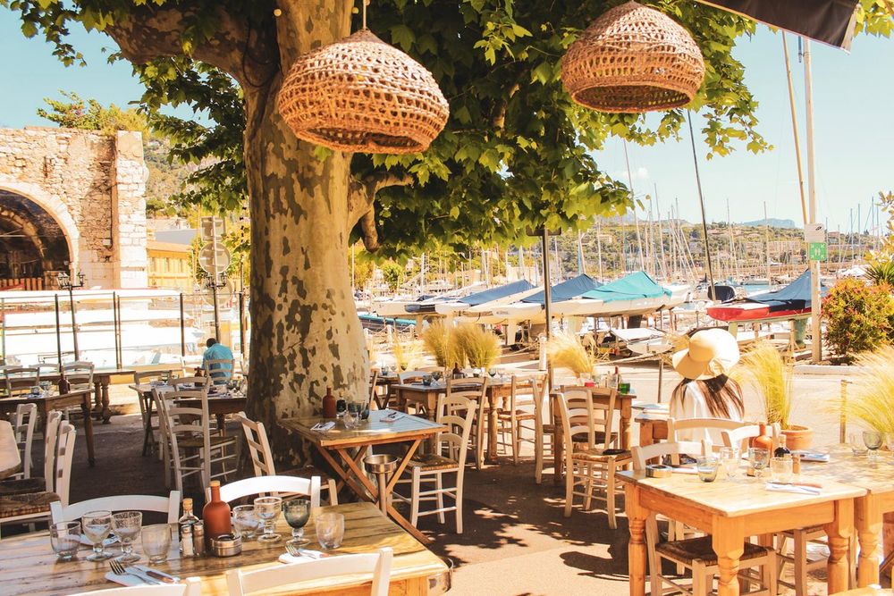 La Corderie restaurant on the Port de la Darse, Villefranche-sur-Mer